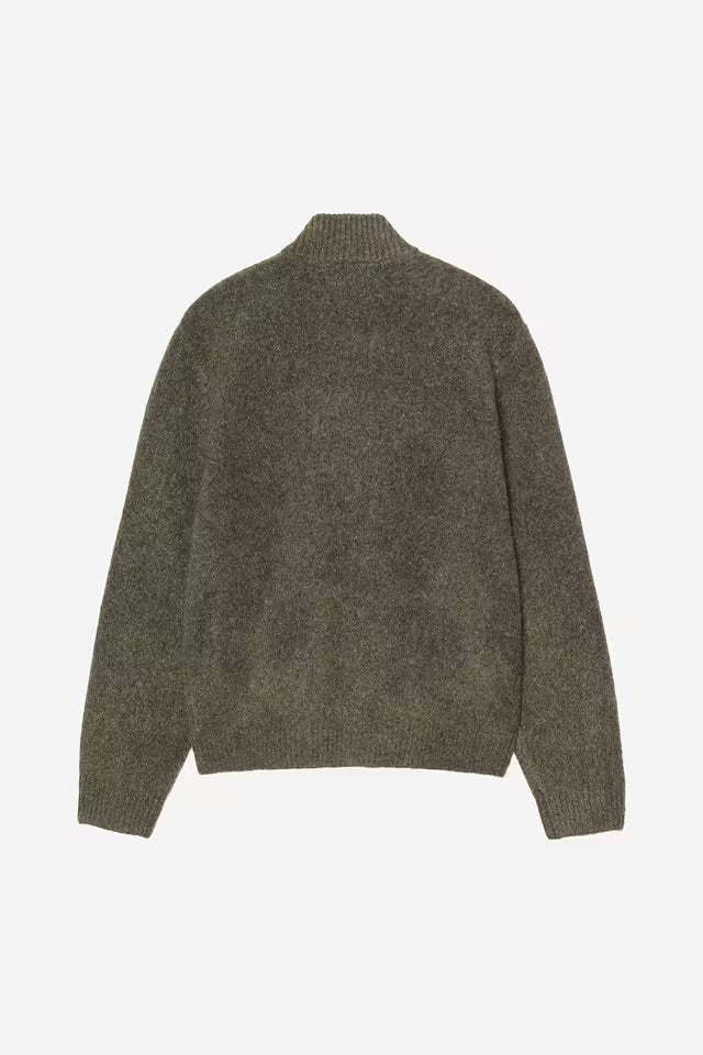 Carhartt Curtis Sweater Jacket Tangled Shungite - Steranko Clothing Manchester