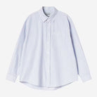 Carhartt Keene Shirt Keen Stripe / White - Steranko Clothing Manchester