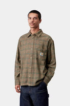 Carhartt L/S Bagley Shirt Bagley Check/Hamilton Brown - Steranko Clothing Manchester