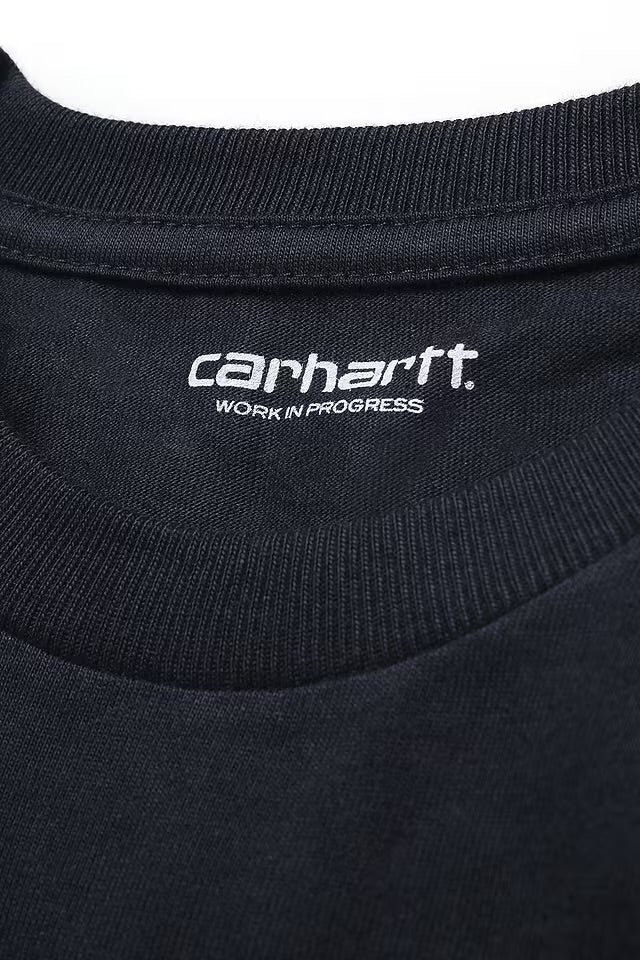Carhartt L/S Chase T-shirt Dark Navy/Gold - Steranko Clothing Manchester