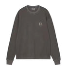 Carhartt L/S Vista Waffle T-Shirt Garment Dyed Black - Steranko Clothing Manchester