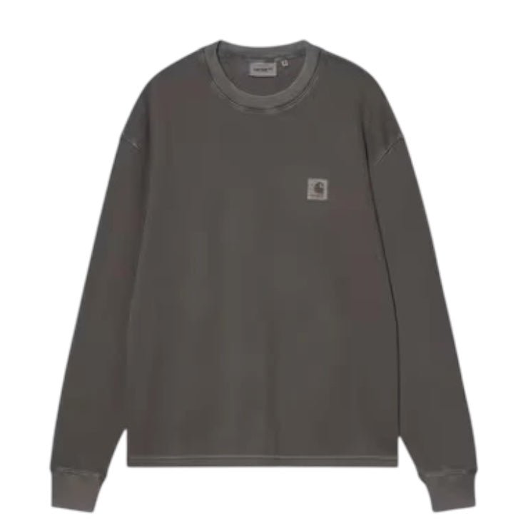 Carhartt L/S Vista Waffle T-Shirt Garment Dyed Black - Steranko Clothing Manchester