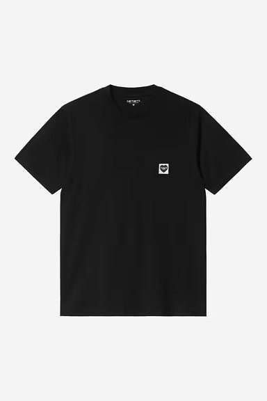 Carhartt Pocket T-Shirt Black / Black - Steranko Clothing Manchester