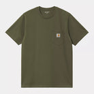 Carhartt Pocket T-Shirt Dollar Green - Steranko Clothing Manchester