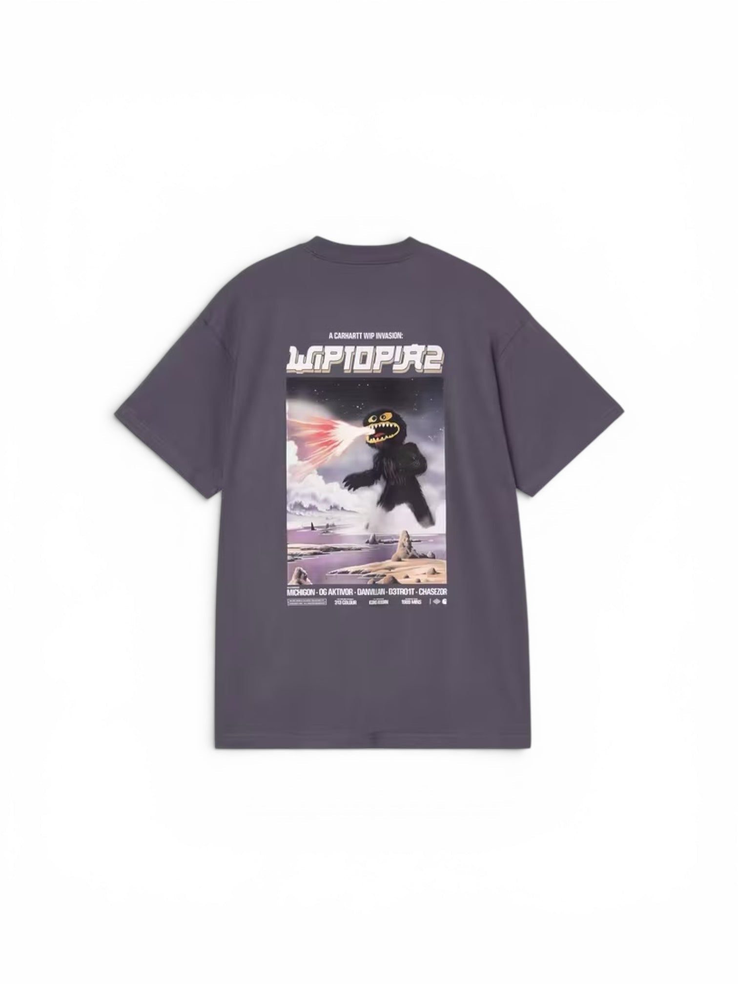 Carhartt Short Sleeve Wiptopia 2 T-Shirt Shady Purple - Steranko Clothing Manchester