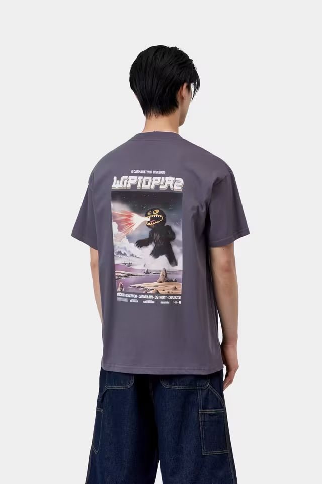 Carhartt Short Sleeve Wiptopia 2 T-Shirt Shady Purple - Steranko Clothing Manchester