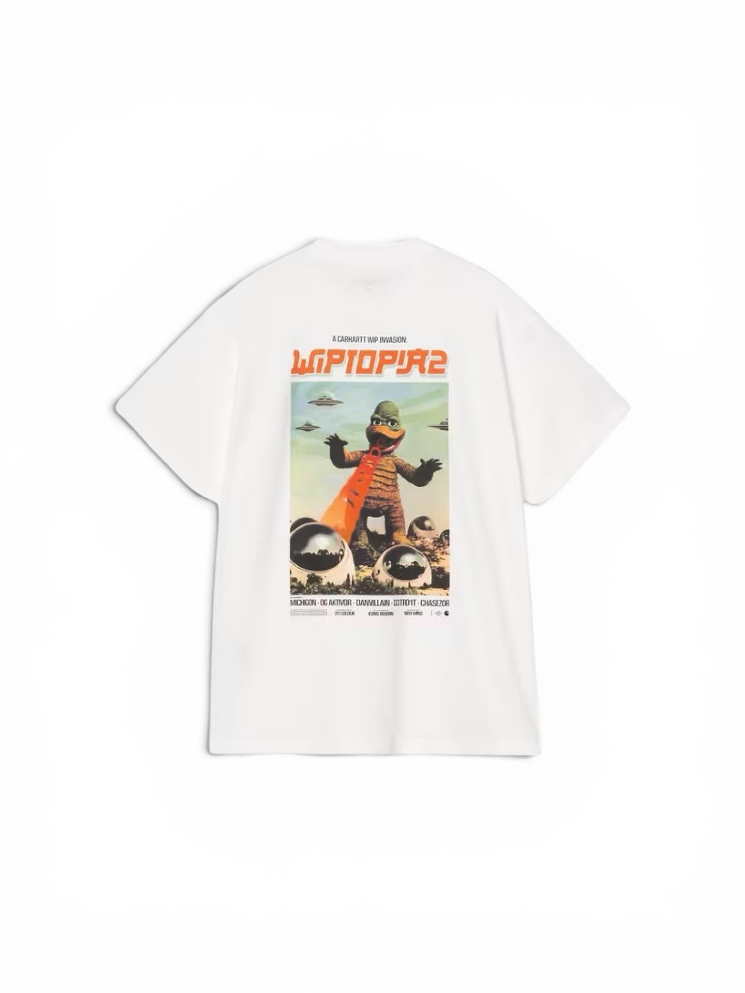 Carhartt Short Sleeve Wiptopia 2 T-Shirt White - Steranko Clothing Manchester