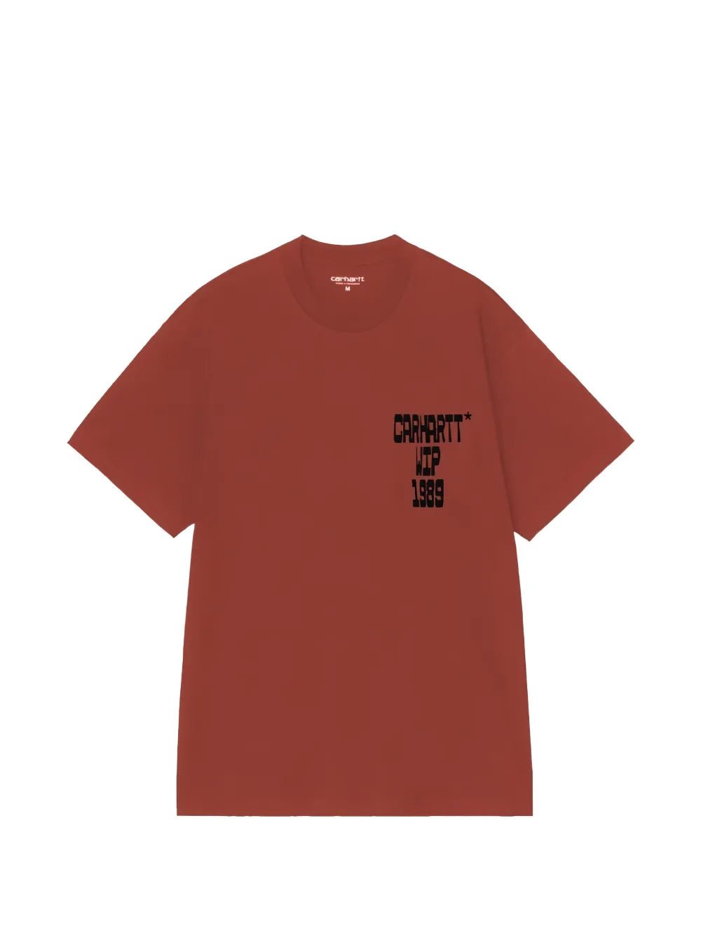 Carhartt S/S Blocks T-Shirt Oxide Red - Steranko Clothing Manchester