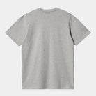 Carhartt S/S Chase T-shirt Grey Heather / Gold - Steranko Clothing Manchester