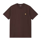 Carhartt S/S Chase T-Shirt Palisander / Gold - Steranko Clothing Manchester