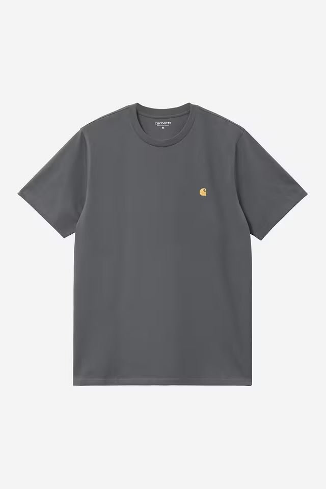 Carhartt S/S Chase T-Shirt Styx Gold - Steranko Clothing Manchester