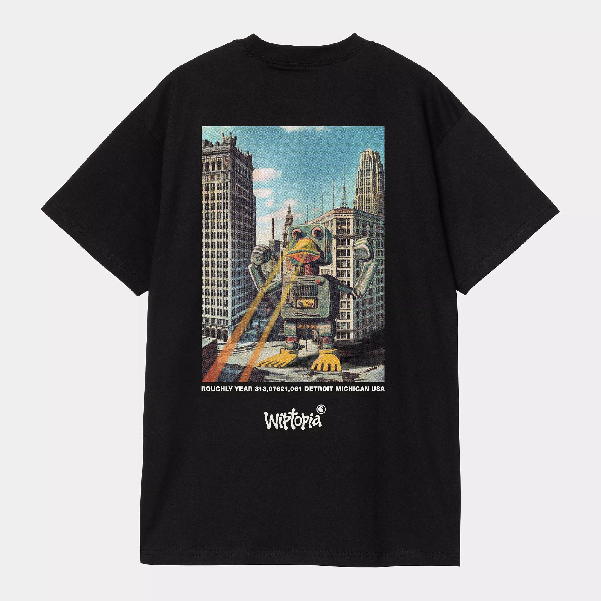 Carhartt S/S Wiptopia T-Shirt Black - Steranko Clothing Manchester