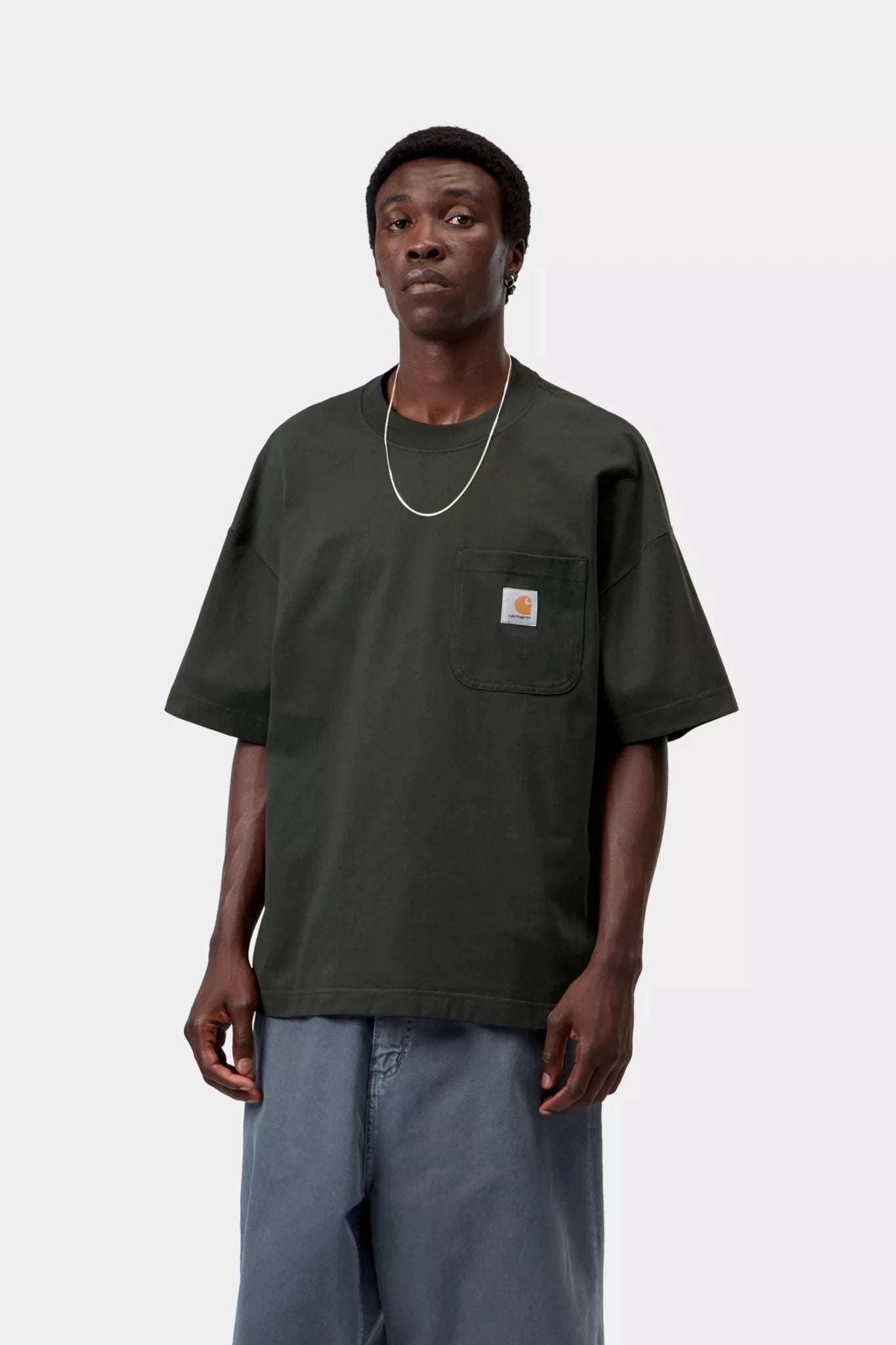 Carhartt S/S Work Pocket T-Shirt Raven - Steranko Clothing Manchester