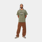 Carhartt Underground T-Shirt Dollar Green - Steranko Clothing Manchester