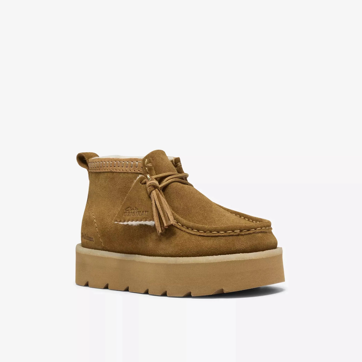 Clarks Originals Meare Wallabee Mid Brown Interest - Steranko Clothing Manchester