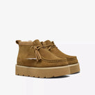 Clarks Originals Meare Wallabee Mid Brown Interest - Steranko Clothing Manchester