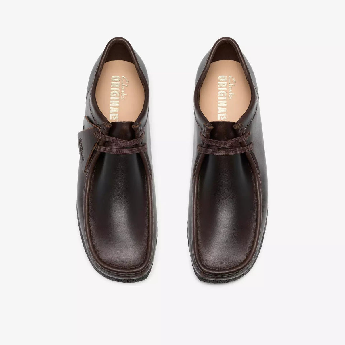 Clarks Originals Wallabee Black / Brown Leather - Steranko Clothing Manchester