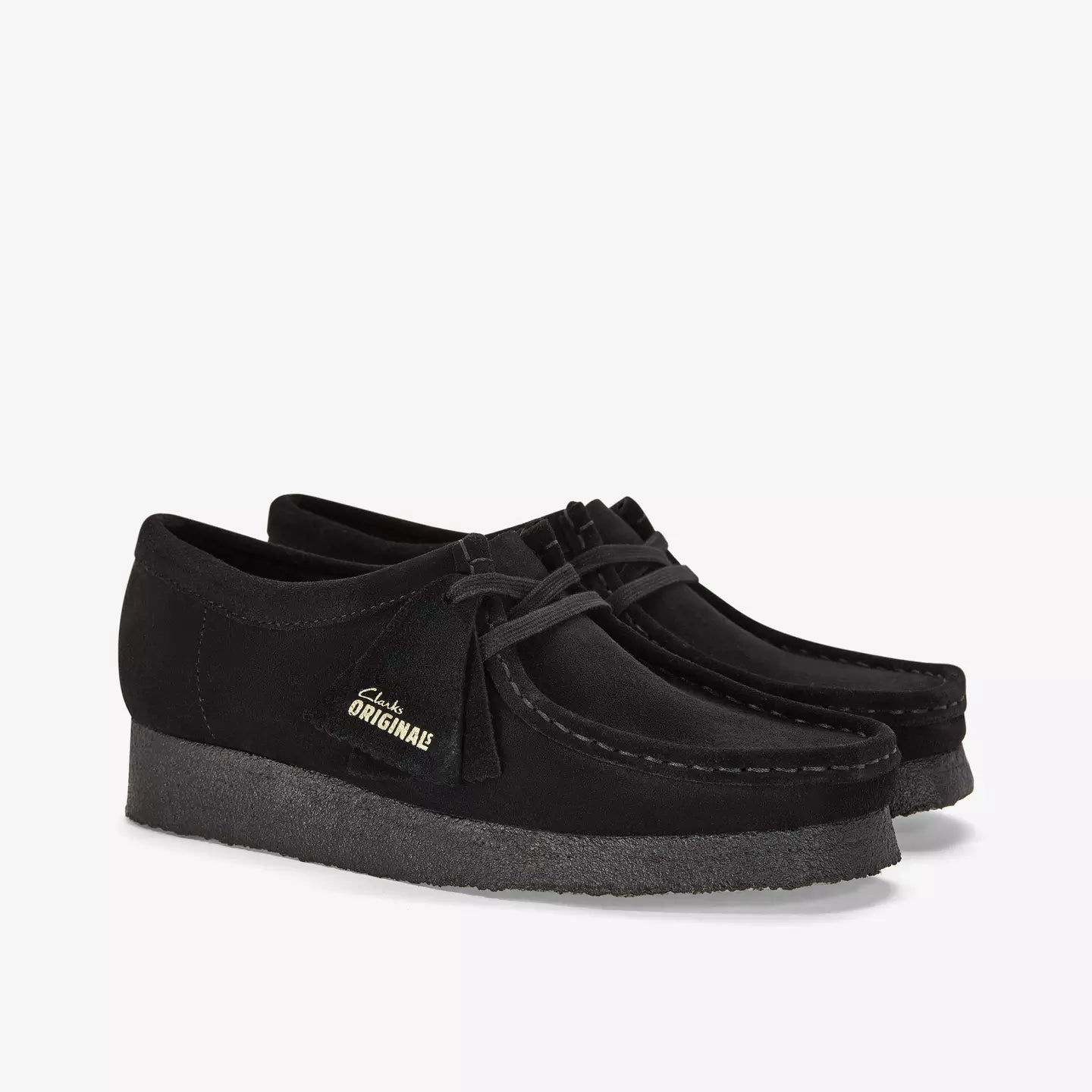 Clarks Originals Wallabee Black Suede W - Steranko Clothing Manchester