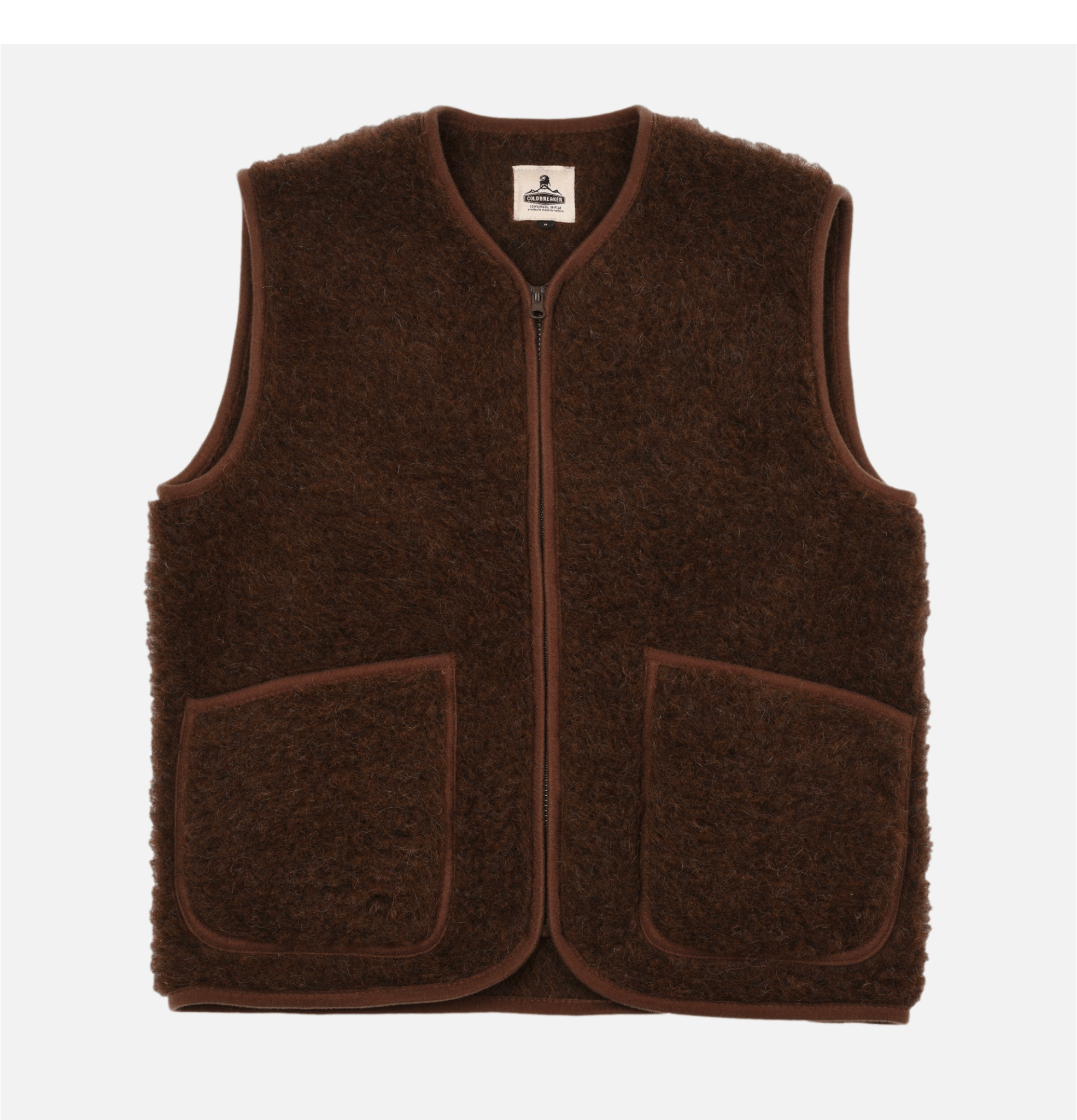Coldbreaker Pepitko Vest Dark Brown - Steranko Clothing Manchester