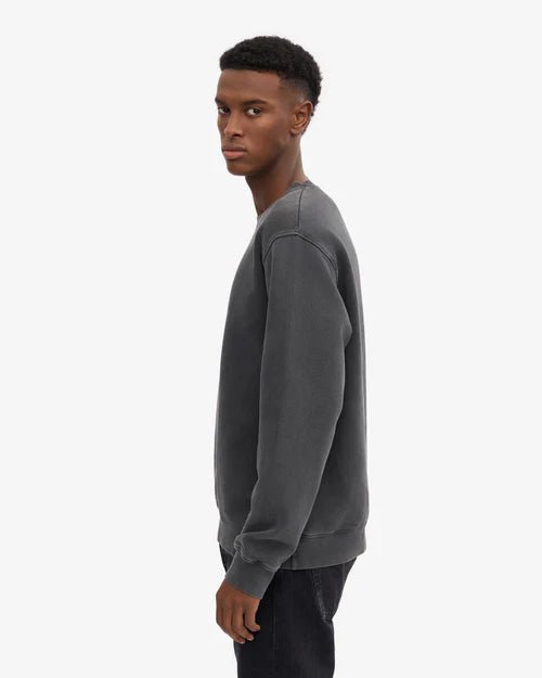 Colorful Standard Classic Organic Crew Neck Faded Black - Steranko Clothing Manchester