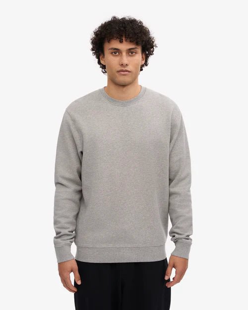 Colorful Standard Classic Organic Crew Neck Heather Grey - Steranko Clothing Manchester