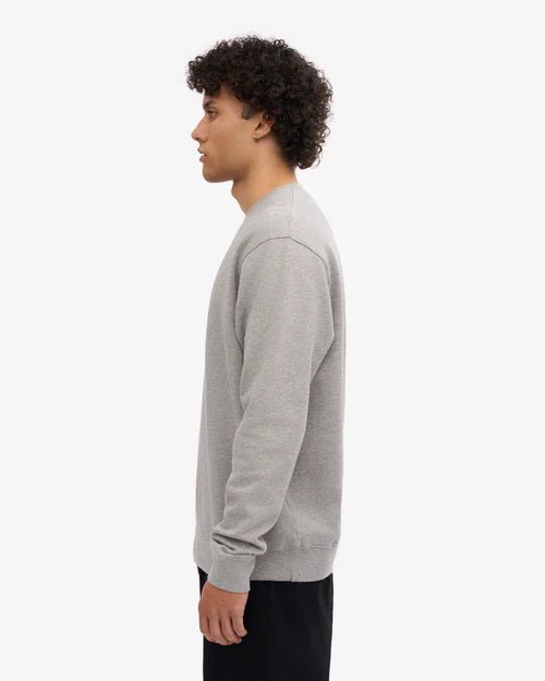 Colorful Standard Classic Organic Crew Neck Heather Grey - Steranko Clothing Manchester