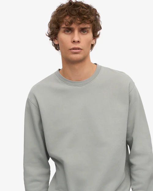 Colorful Standard Classic Organic Crew Neck Steel Blue - Steranko Clothing Manchester