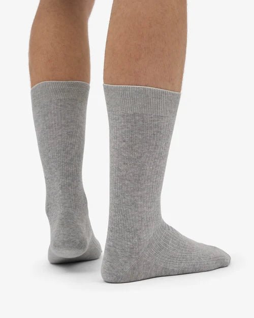 Colorful Standard Classic Organic Sock Heather Grey - Steranko Clothing Manchester