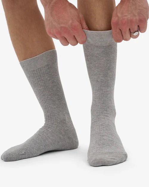 Colorful Standard Classic Organic Sock Heather Grey - Steranko Clothing Manchester