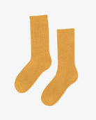 Colorful Standard Organic Active Sock Burned Yellow - Steranko Clothing Manchester