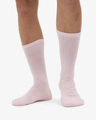Colorful Standard Organic Active Sock Faded Pink - Steranko Clothing Manchester