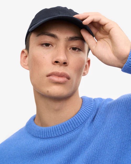 Colorful Standard Organic Cotton Cap Navy Blue - Steranko Clothing Manchester