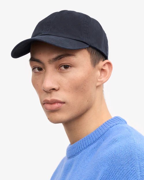 Colorful Standard Organic Cotton Cap Navy Blue - Steranko Clothing Manchester