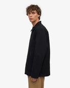 Colorful Standard Organic Workwear Jacket Deep Black - Steranko Clothing Manchester