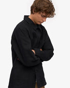 Colorful Standard Organic Workwear Jacket Deep Black - Steranko Clothing Manchester