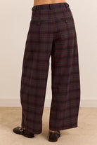 Damson Madder Haisley Trouser Sirius Check - Steranko Clothing Manchester