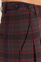 Damson Madder Haisley Trouser Sirius Check - Steranko Clothing Manchester