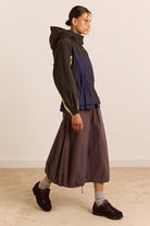 Damson Madder Lainey Skirt Merlot Stripe - Steranko Clothing Manchester