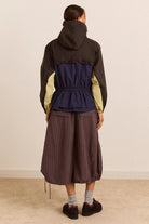 Damson Madder Lainey Skirt Merlot Stripe - Steranko Clothing Manchester