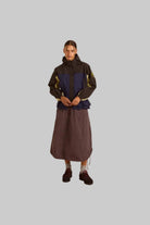 Damson Madder Lainey Skirt Merlot Stripe - Steranko Clothing Manchester