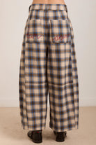 Damson Madder Mara Trouser Blur Brushed Check - Steranko Clothing Manchester