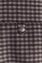 Damson Madder Pixie Wool Blend Bomber Willow Gingham - Steranko Clothing Manchester