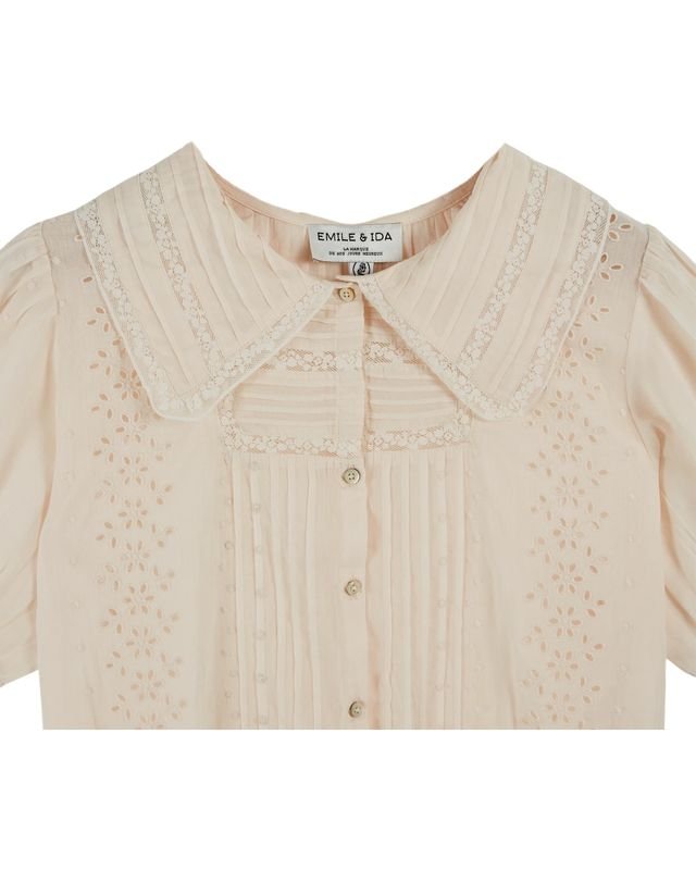 Emile & Ida Delicate Blouse Cream - Steranko Clothing Manchester