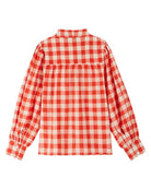 Emile & Ida Diva Blouse Red Gingham - Steranko Clothing Manchester