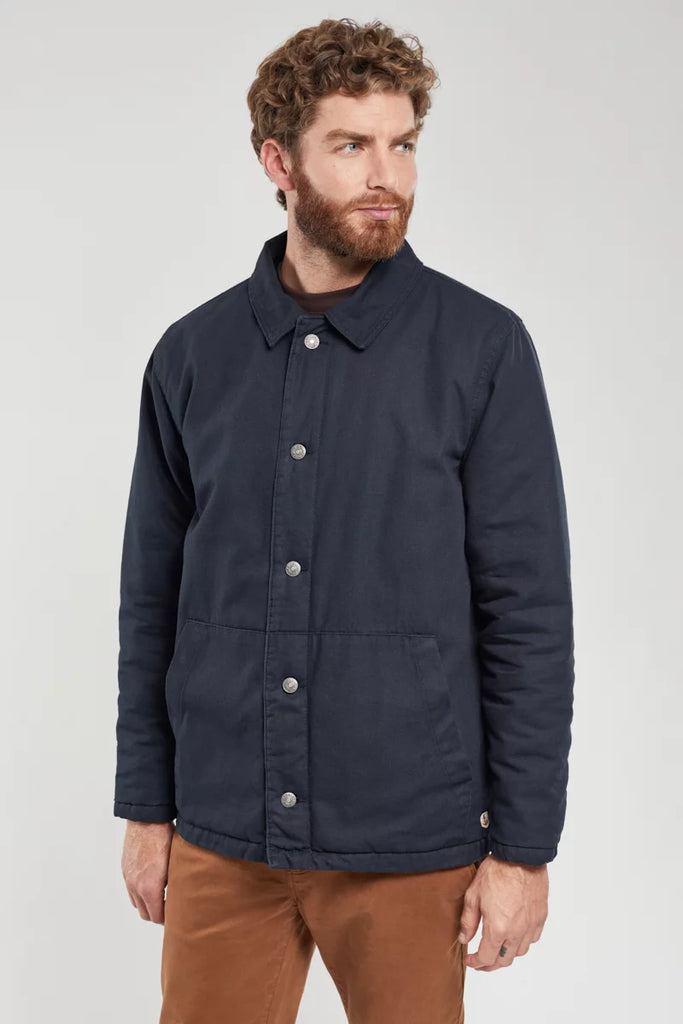 Armor Lux Fishermans Quilted Heritage Jacket Rich Navy