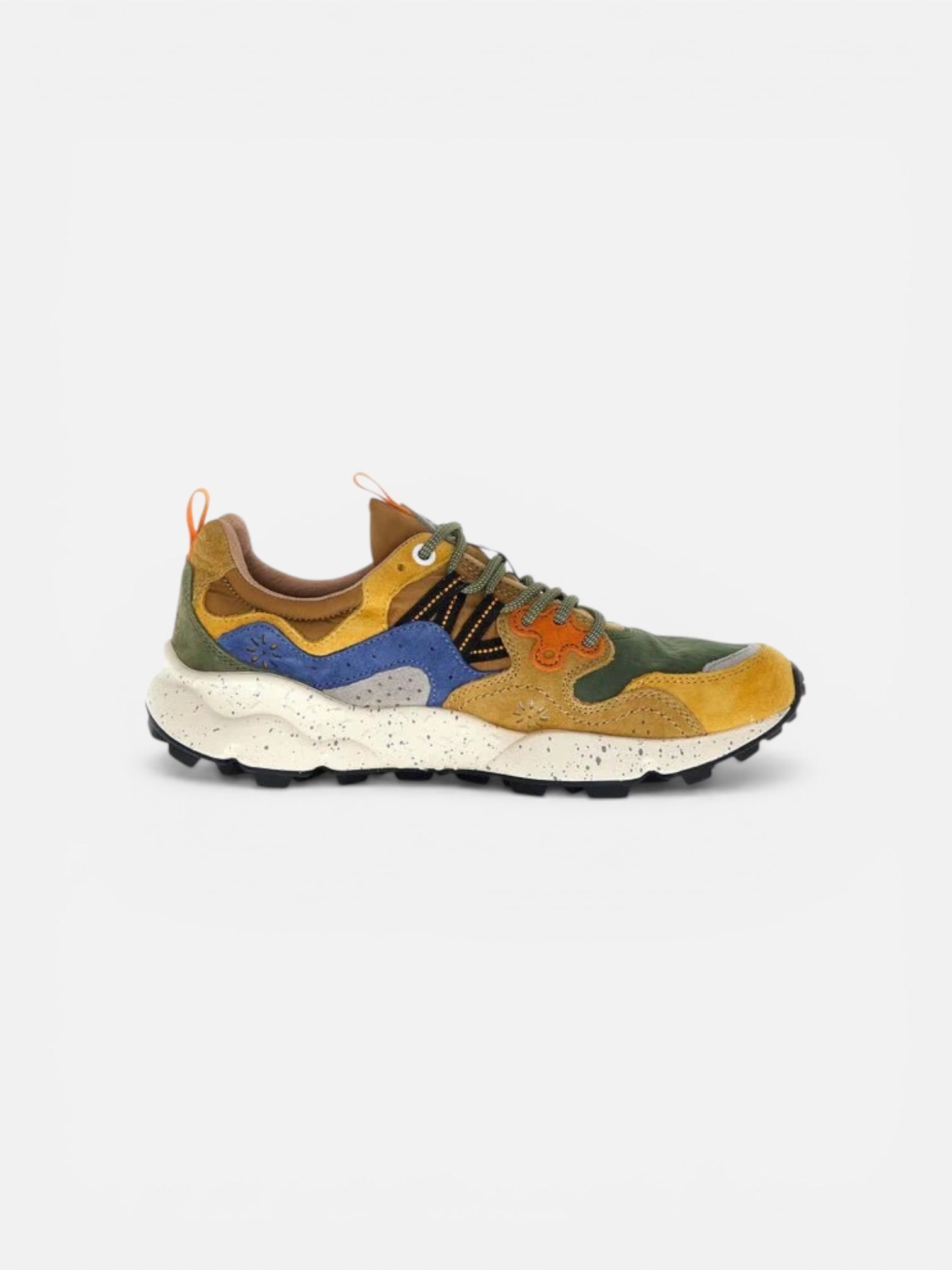 Flower Mountain Yamano 3 Suede/Nylon Yellow - Khaki - Beige - Steranko Clothing Manchester