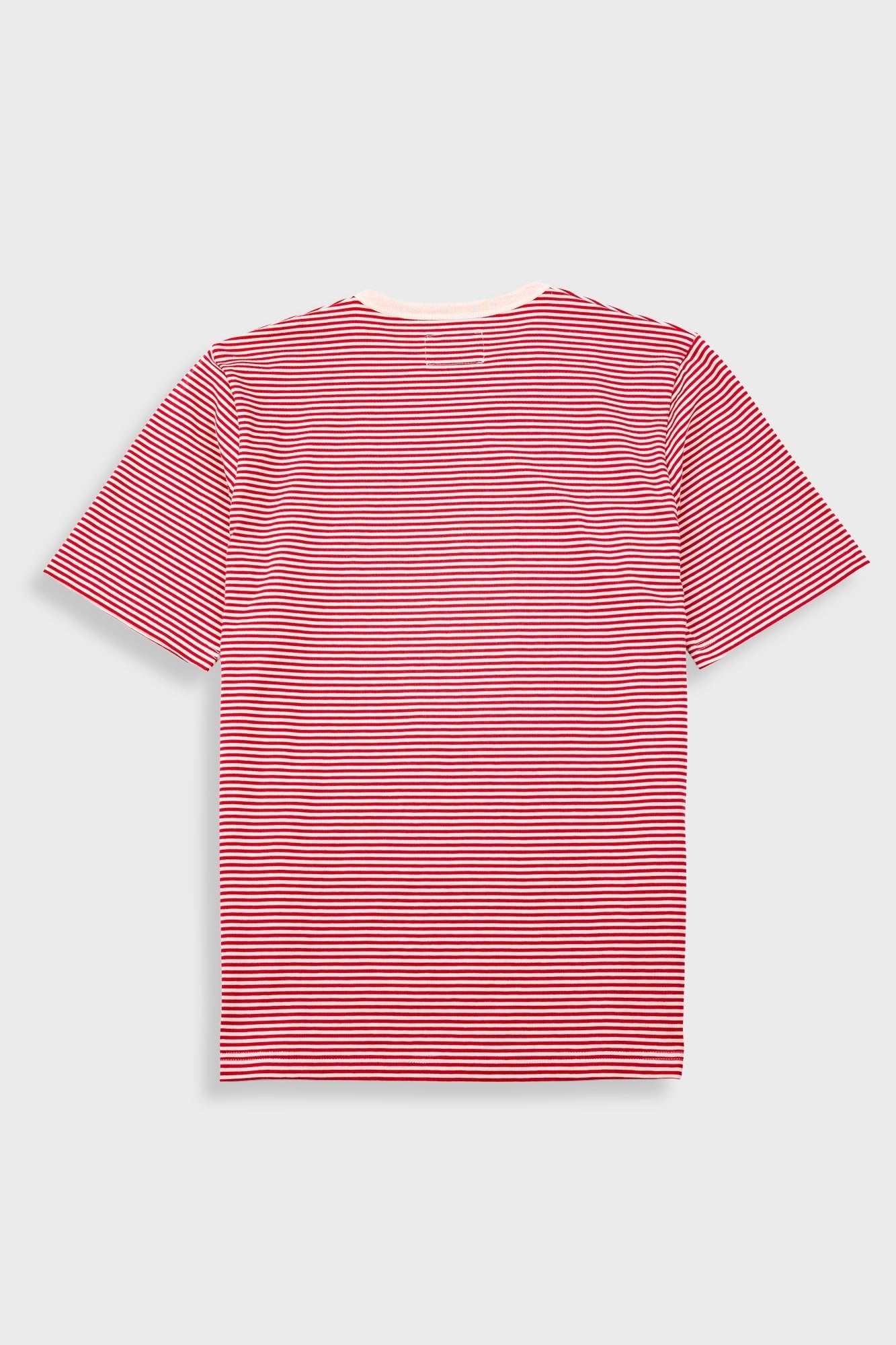 Folk 1x1 Stripe T-shirt Crimson Stone - Steranko Clothing Manchester