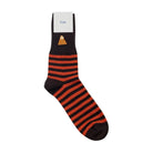 Folk Block Stripe Sock Clay / Espresso - Steranko Clothing Manchester