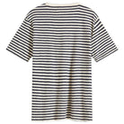 Folk Classic Stripe T-shirt Ecru Navy - Steranko Clothing Manchester