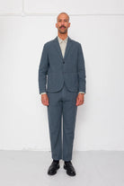 Folk Cotton Linen Blazer Charcoal - Steranko Clothing Manchester